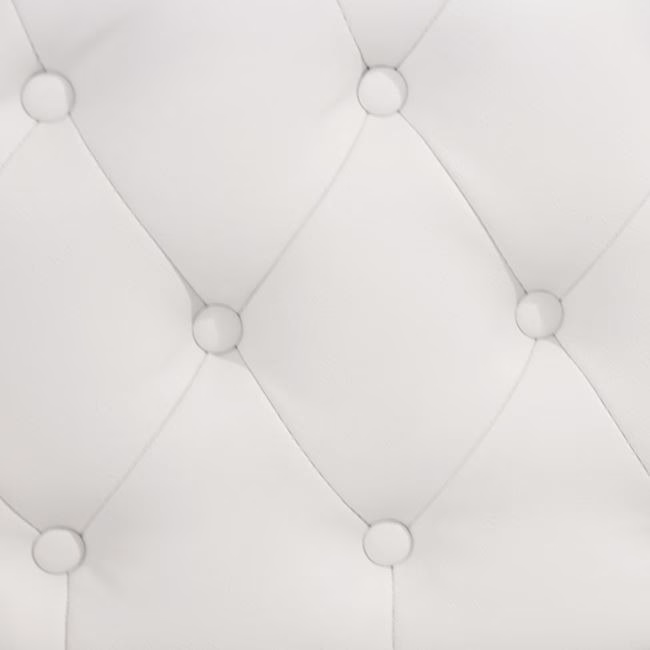 ΑΝΑΚΛΙΝΔΡΟ T.CHESTERFIELD NIOVI HM3008.02 PU ΛΕΥΚΟ-ΜΑΥΡΑ ΠΟΔΙΑ(ΔΕΞΙ)190x61x84Yεκ - Image 4