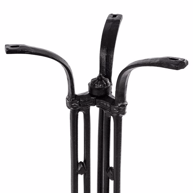 ΒΑΣΗ BAR ΑΠΟ ΜΑΝΤΕΜΙ HM446 3ΝΥΧΗ ΣΕ ΜΑΥΡΟ ΧΡΩΜΑ 50X50X105 - Image 4