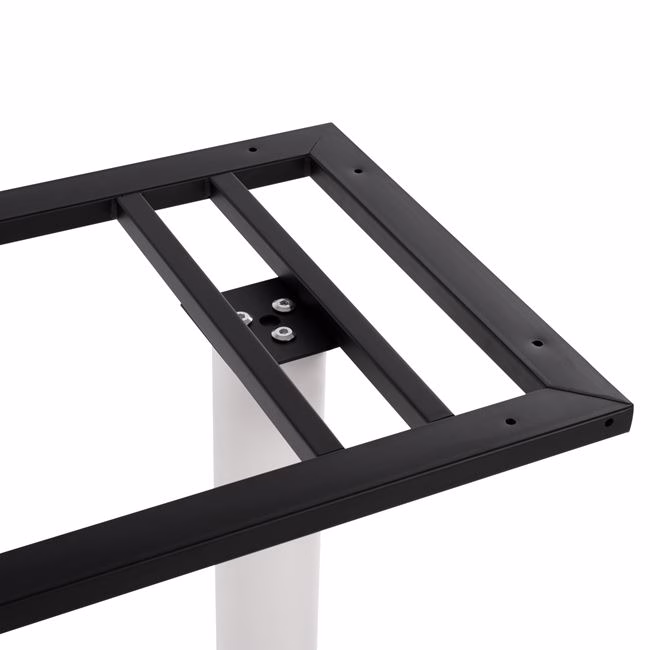 ΒΑΣΗ ΜΕΤΑΛΛΙΚΗ ΔΙΠΛΗ ΛΕΥΚΗ ΜΑΤ 40Χ70Χ72Υεκ. ΜΕ ΡΕΓΟΥΛΑΤΟΡΟΥΣ HM435.12 - Image 4