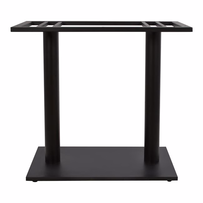 ΒΑΣΗ ΜΕΤΑΛΛΙΚΗ ΔΙΠΛΗ ΜΑΥΡΗ 40Χ70Χ72Υεκ. ΜΕ ΡΕΓΟΥΛΑΤΟΡΟΥΣ HM435 - Image 3