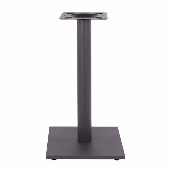 ΒΑΣΗ ΜΕΤΑΛΛΙΚΗ ΓΚΡΙ 40X40X72Υεκ. ΜΕ ΡΕΓΟΥΛΑΤΟΡΟΥΣ HM421.20 - Image 3