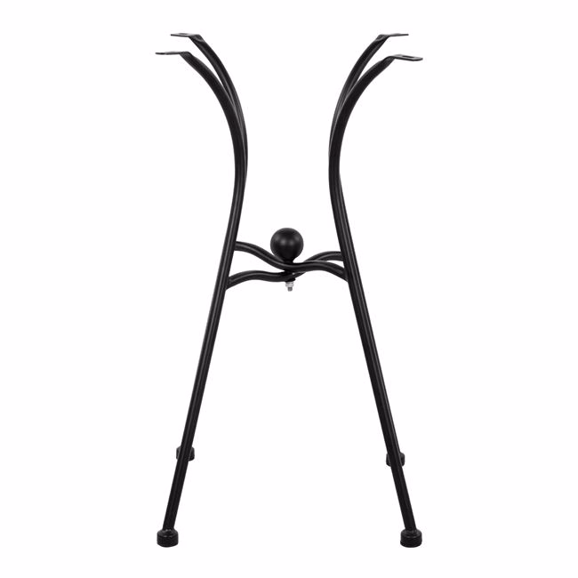 ΒΑΣΗ ΜΕΤΑΛΛΙΚΗ HM466 4NYXH ΣΕ ΜΑΥΡΟ ΧΡΩΜΑ 50x50 cm. - Image 3