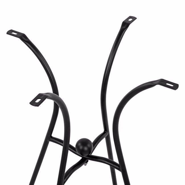 ΒΑΣΗ ΜΕΤΑΛΛΙΚΗ HM466 4NYXH ΣΕ ΜΑΥΡΟ ΧΡΩΜΑ 50x50 cm. - Image 4