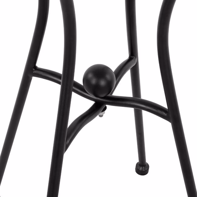 ΒΑΣΗ ΜΕΤΑΛΛΙΚΗ HM466 4NYXH ΣΕ ΜΑΥΡΟ ΧΡΩΜΑ 50x50 cm. - Image 5