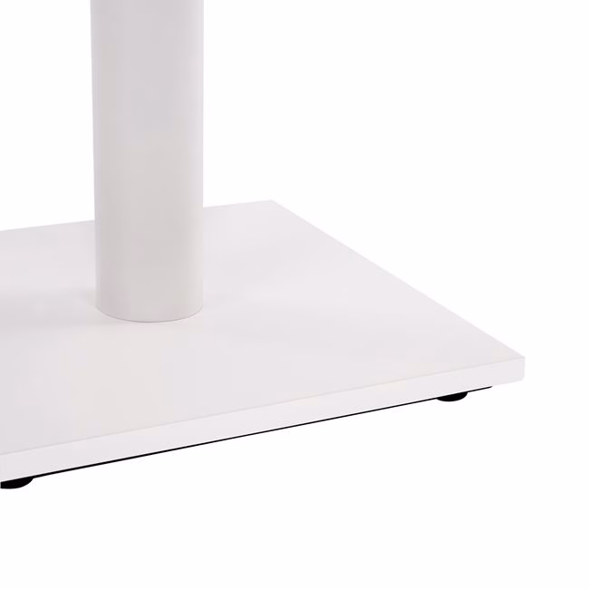 ΒΑΣΗ ΜΕΤΑΛΛΙΚΗ ΛΕΥΚΗ ΜΑΤ 40Χ40Χ72Υεκ. ΜΕ ΡΕΓΟΥΛΑΤΟΡΟΥΣ HM421.12 - Image 5