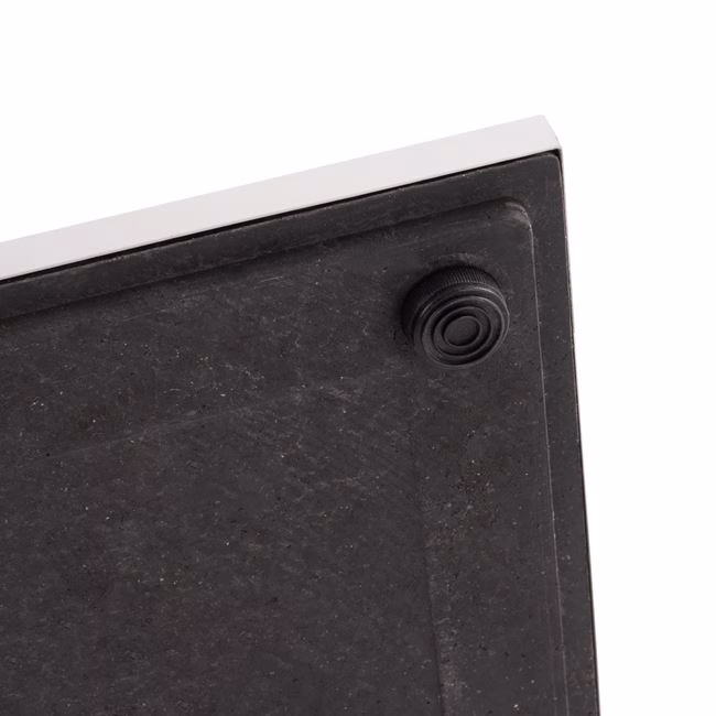 ΒΑΣΗ ΜΕΤΑΛΛΙΚΗ ΛΕΥΚΗ ΜΑΤ 40Χ40Χ72Υεκ. ΜΕ ΡΕΓΟΥΛΑΤΟΡΟΥΣ HM421.12 - Image 6