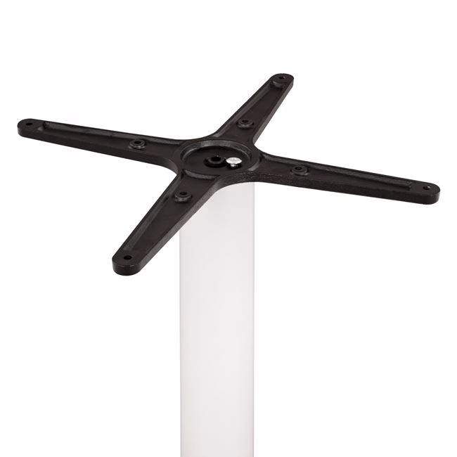 ΒΑΣΗ ΜΕΤΑΛΛΙΚΗ ΛΕΥΚΗ ΜΑΤ 45Χ45Χ70εκ. ΜΕ ΣΤΑΥΡΟ 45Χ45 ΚΑΙ ΡΕΓΟΥΛΑΤΟΡΟΥΣ HM438.02 - Image 4