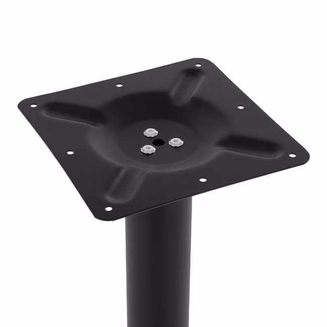 ΒΑΣΗ ΜΕΤΑΛΛΙΚΗ ΜΑΥΡΗ ΜΑΤ Φ40Χ72εκ. HM437 - Image 4