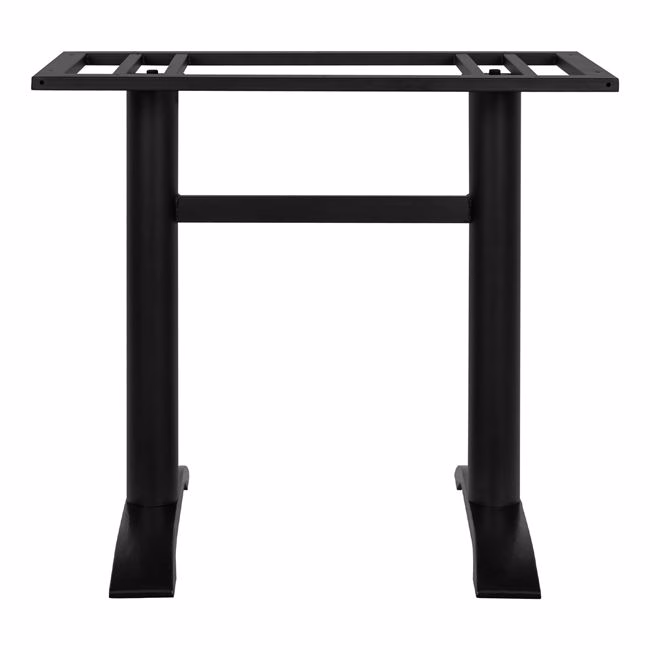 ΒΑΣΗ ΜΕΤΑΛΛΙΚΗ ΜΑΥΡΟ ΜΑΤ 57Χ54Χ72,5Υεκ. ΜΕ ΕΠΙΦΑΝΕΙΑ ΣΤΗΡΙΞΗΣ 80Χ40εκ.HM458 - Image 3