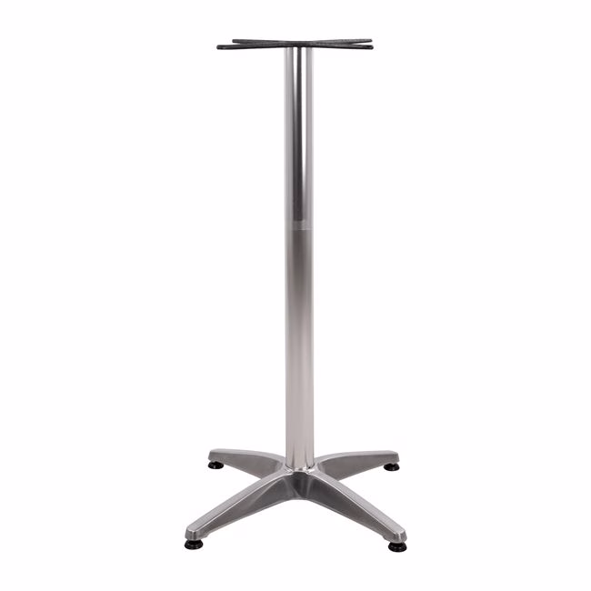 ΒΑΣΗ ΜΠΑΡ ΑΛΟΥΜΙΝΙΟΥ 4ΝΥΧΗ 66X66X107Υεκ. ΜΕ ΣΤΑΥΡΟ 45Χ45εκ. HM450 ΧΡΩΜΙΟΥ - Image 3