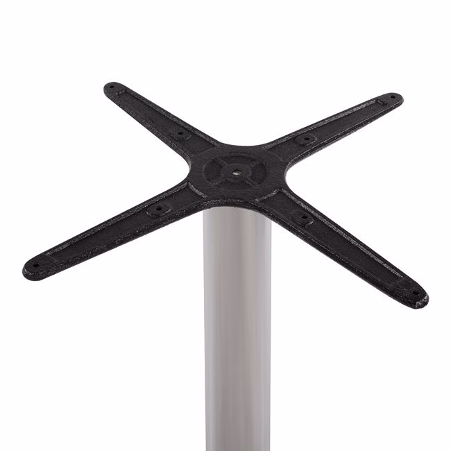 ΒΑΣΗ ΜΠΑΡ ΑΛΟΥΜΙΝΙΟΥ 4ΝΥΧΗ 66X66X107Υεκ. ΜΕ ΣΤΑΥΡΟ 45Χ45εκ. HM450 ΧΡΩΜΙΟΥ - Image 4