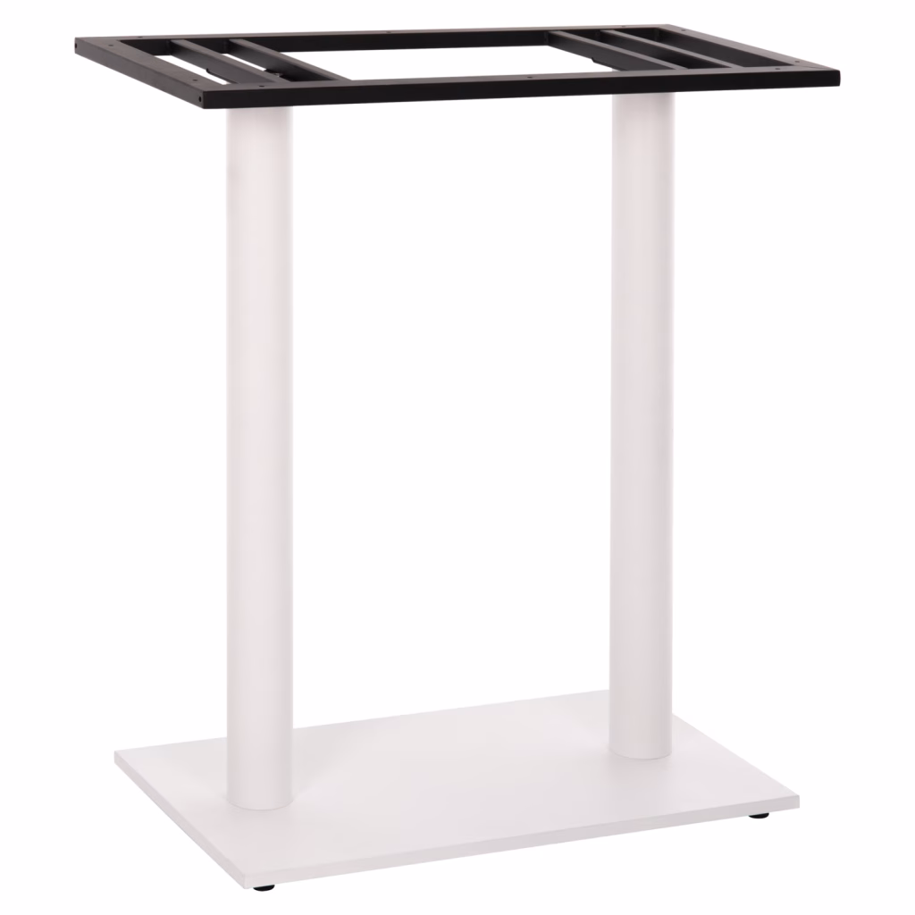 ΒΑΣΗ ΜΠΑΡ ΜΕΤΑΛΛΙΚΗ ΔΙΠΛΗ ΛΕΥΚΗ ΜΑΤ ΜΕΣΑΙΟΥ ΥΨΟΥΣ 40Χ80Χ90Υεκ. HM478.02