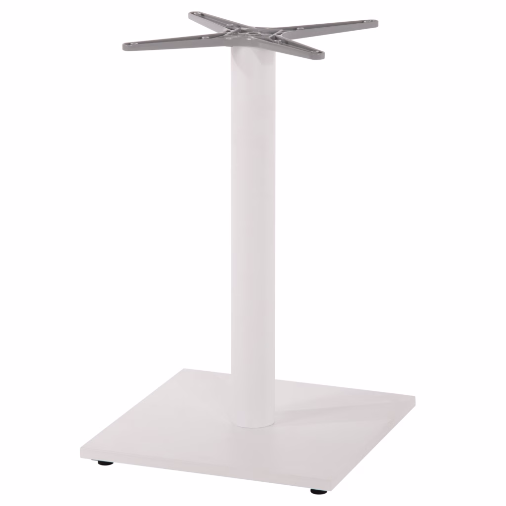 ΒΑΣΗ ΤΡΑΠΕΖΙΟΥ ΑΛΟΥΜΙΝΙΟΥ ΛΕΥΚΟ ΜΑΤ HM475.02 ΣΤΑΥΡΟΣ 48Χ48εκ 45Χ45Χ73Υεκ.