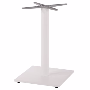 ΒΑΣΗ ΤΡΑΠΕΖΙΟΥ ΑΛΟΥΜΙΝΙΟΥ ΛΕΥΚΟ ΜΑΤ HM475.02 ΣΤΑΥΡΟΣ 48Χ48εκ 45Χ45Χ73Υεκ.