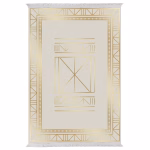 ΧΑΛΙ ΣΑΛΟΝΙΟΥ ΜΕ ΚΡΟΣΙΑ JOSIANE ΜΠΕΖ ΧΡΥΣΟ HM7675.34 160X230εκ.