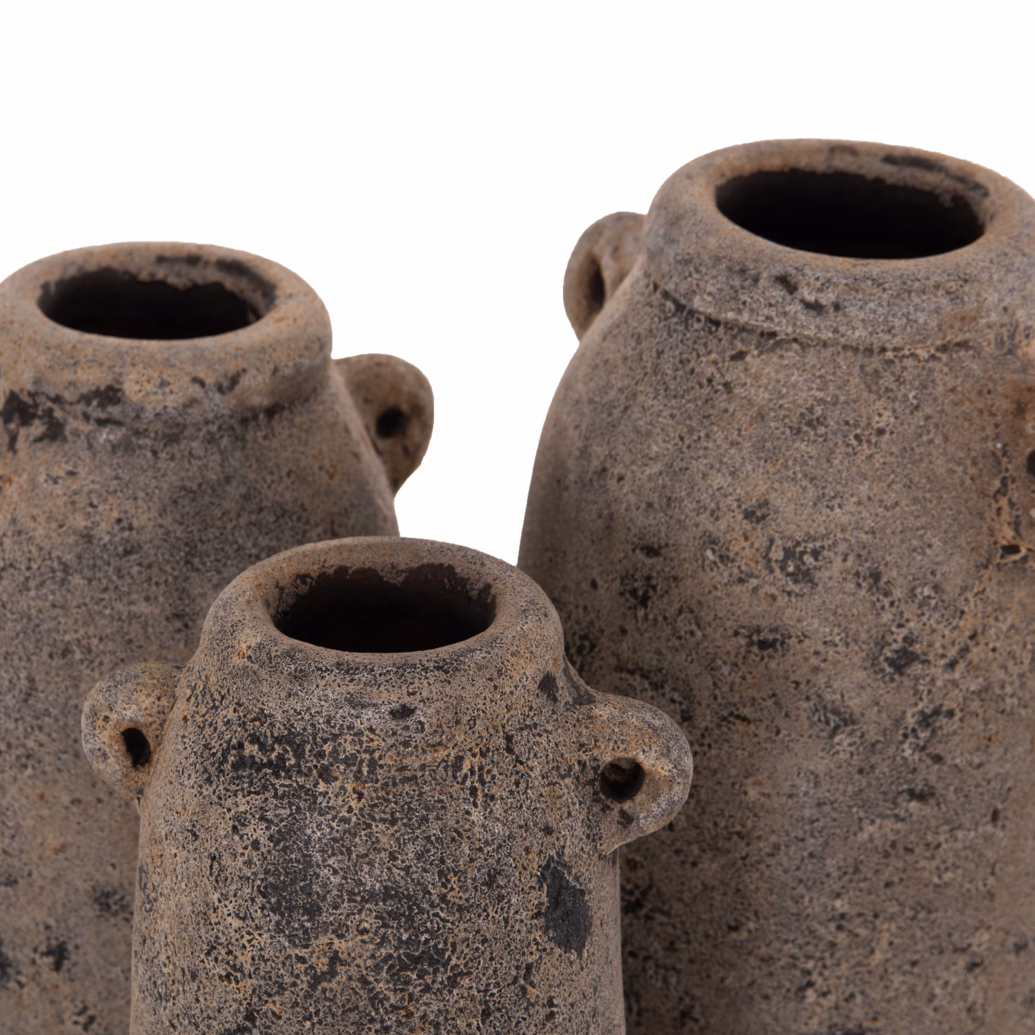 ΔΙΑΚΟΣΜΗΤΙΚA ΣΕΤ 3ΤΜΧ ΒΑΖA ΑΠΟ TERRACOTTA ΓΚΡΙ HM7710.11 Φ12Χ22Υ εκ - Image 6