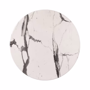 ΕΠΙΦΑΝΕΙΑ ΤΡΑΠΕΖΙΟΥ WERZALIT Φ60Χ2.5εκ. MARBLE WHITE-GREY 5657 HM5227.11