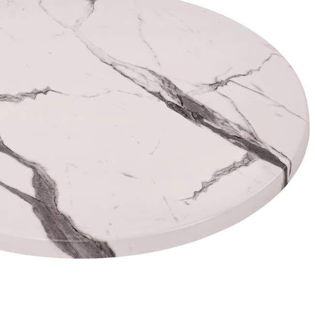 ΕΠΙΦΑΝΕΙΑ ΤΡΑΠΕΖΙΟΥ Φ70Χ2.5εκ. WERZALIT MARBLE WHITE-GREY 5657 HM5228.11 - Image 3