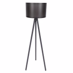 ΦΩΤΙΣΤΙΚΟ ΔΑΠΕΔΟΥ CAGNEY ΞΥΛΙΝΟ ΓΚΡΙ ΜΕ ΜΑΥΡΟ ΚΑΠΕΛΟ HM7272.10 Φ38x145 εκ.