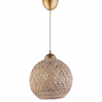 ΦΩΤΙΣΤΙΚΟ ΟΡΟΦΗΣ ΕΣΩΤΕΡΙΚΟΥ ΧΩΡΟΥ ΚΡΕΜΑΣΤΟ HM7352.04 ΑΠΟ ΣΧΟΙΝΙ ΜΠΕΖ Φ22x55Υ εκ.