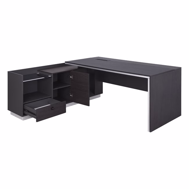 ΓΡΑΦΕΙΟ ΕΠΑΓΓΕΛΜΑΤΙΚΟ ΑΡΙΣΤΕΡΗ ΓΩΝΙΑ ROSEWOOD HM2086L 180X170X76Υ εκ. - Image 3