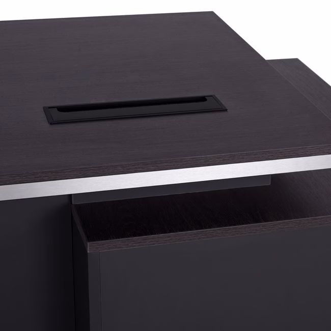 ΓΡΑΦΕΙΟ ΕΠΑΓΓΕΛΜΑΤΙΚΟ ΜΕ ΑΡΙΣΤΕΡΟ ΝΤΟΥΛΑΠΙ ROSEWOOD HM2087L 160X80X76Υ εκ. - Image 5