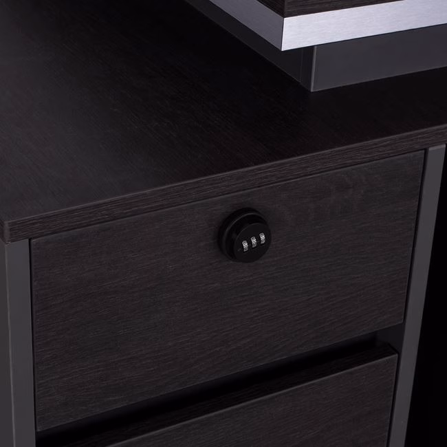 ΓΡΑΦΕΙΟ ΕΠΑΓΓΕΛΜΑΤΙΚΟ ΜΕ ΑΡΙΣΤΕΡΟ ΝΤΟΥΛΑΠΙ ROSEWOOD HM2087L 160X80X76Υ εκ. - Image 6