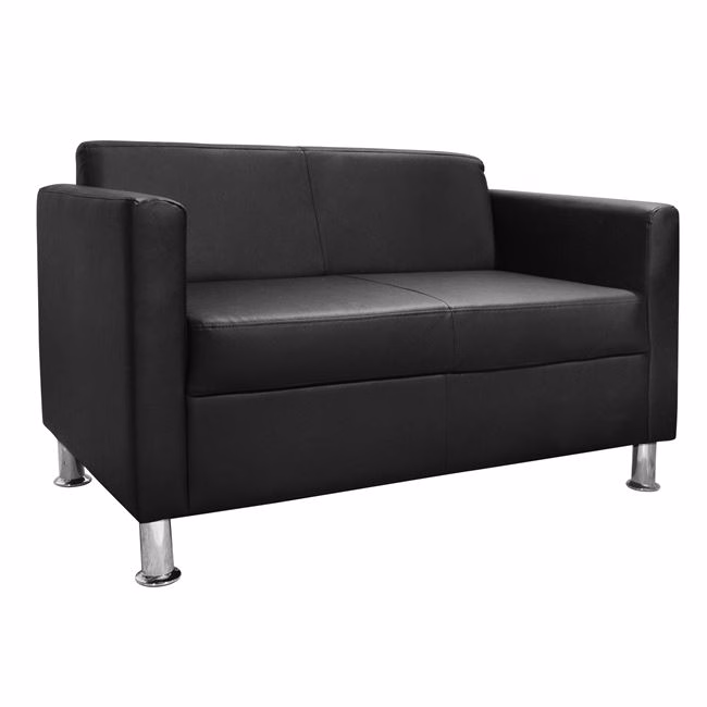 ΚΑΝΑΠΕΣ 2 ΘΕΣΙΟΣ CUBO PU ΜΑΥΡΟ HM3033.02 120χ71χ73Υεκ.