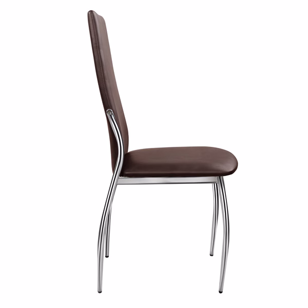 ΚΑΡΕΚΛΑ ΚΟΥΖΙΝΑΣ KIM HM0080.05 ΚΑΦΕ PU ΜΕ ΜΕΤΑΛΛΙΚΟ ΣΚΕΛΕΤΟ K/D 45X55X99 εκ. - Image 3