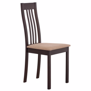 ΚΑΡΕΚΛΑ ΞΥΛΙΝΗ EDGAR ΜΑΣΙΦ ΣΚΟΥΡΟ ΚΑΡΥΔΙ & ΥΦΑΣΜΑ ΕΚΡΟΥ HM0093.01 45x52x96,5Υ εκ.