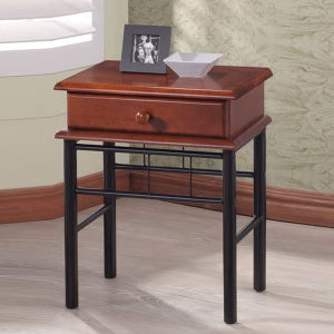 ΚΟΜΟΔΙΝΟ REVEN HM307 ΑΠΟ ΜΕΤΑΛΛΟ ΚΑΙ ΞΥΛΟ ΜΕ 1ΣΥΡΤΑΡΙ 45x43x58 εκ.