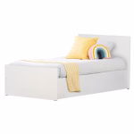 ΚΡΕΒΑΤΙ ADLER ΜΕΛΑΜΙΝΗΣ ΜΟΝΟ ΓΙΑ ΣΤΡΩΜΑ 90Χ200εκ. ΛΕΥΚΟ HM2433.03