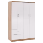 ΝΤΟΥΛΑΠΑ 4ΦΥΛΛΗ ME 2 ΣΥΡΤΑΡΙΑ BLAKELY HM339.06 SONAMA ΛΕΥΚΗ 120Χ42,5Χ180,5 εκ.