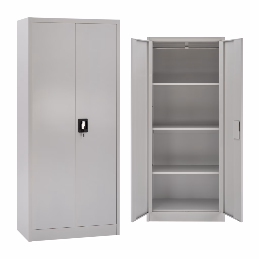 ΝΤΟΥΛΑΠΑ ΜΕΤΑΛΛΙΚΗ LUTON 70Χ40Χ170εκ ΜΕ 4 ΑΠΟΘΗΚΕΥΤΙΚΟΥΣ ΧΩΡΟΥΣ ΔΙΦΥΛΛΗ HM5748