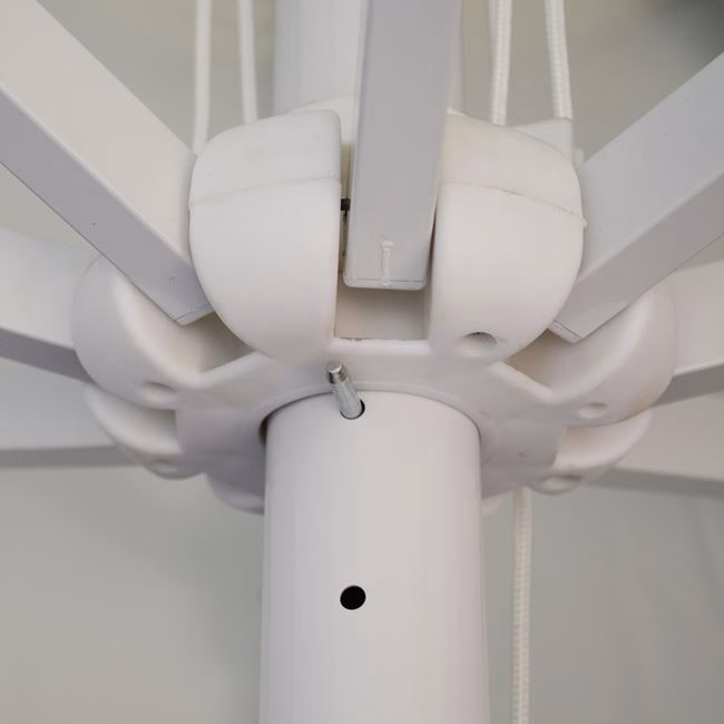 ΟΜΠΡΕΛΑ ΕΠΑΓΓΕΛΜΑΤΙΚΗ ALU 2.50Μ ΕΚΡΟΥ ΜΟΝΟΚΟΜΜΑΤΟΣ ΙΣΤΟΣ HM6005 - Image 3