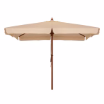 ΟΜΠΡΕΛΑ ΕΠΑΓΓΕΛΜΑΤΙΚΗ WALLER 3,00X3,00X2,50Y ΜΕ ΞΥΛΙΝΟ ΣΚΕΛΕΤΟ HM6022 ΜΠΕΖ