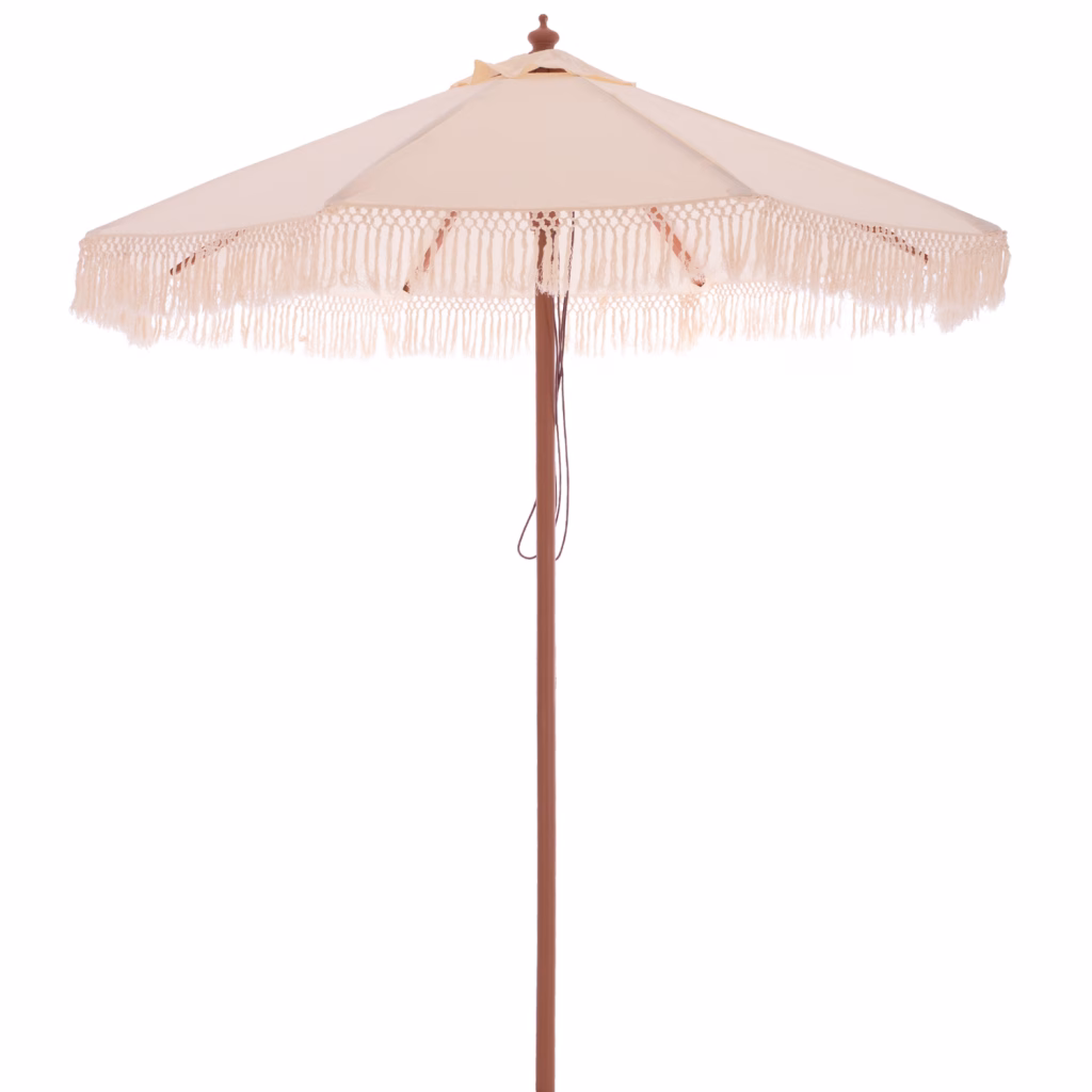 ΟΜΠΡΕΛΑ ΕΠΑΓΓΕΛΜΑΤΙΚΗ WAGNER ΜΑΚΡΑΜΕ ΚΡΟΣΙ ΜΠΕΖ ΜΕ ΞΥΛΙΝΟ ΣΚΕΛΕΤΟ Φ225X2.60Υm HM5777.01