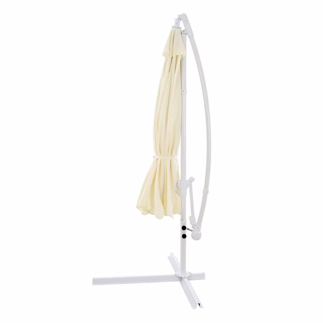 ΟΜΠΡΕΛΑ ΚΡΕΜΑΣΤΗ NOBLE Φ300x237cm. ΣΤΡΟΓΓΥΛΗ ΣΕ ΒΑΣΗ ΜΕ 4 ΠΟΔΙΑ HM6008 - Image 3