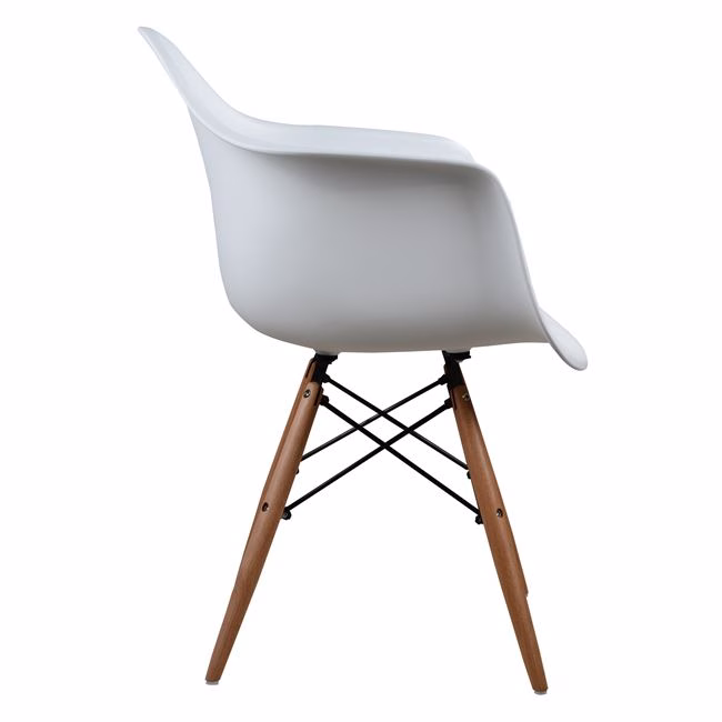 ΠΟΛΥΘΡΟΝΑ ΜΕ ΞΥΛΙΝΑ ΠΟΔΙΑ & ΚΑΘΙΣΜΑ ΛΕΥΚΟ MIRTO HM005.01 64x60x81 εκ. - Image 4