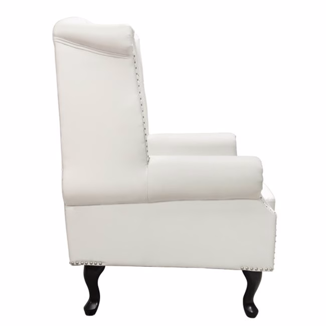 ΠΟΛΥΘΡΟΝΑ-ΜΠΕΡΖΕΡΑ T.CHESTERFIELD POLINA HM0053.02 PU ΛΕΥΚΟ ΜΑΤ 83x75x107Yεκ. - Image 4