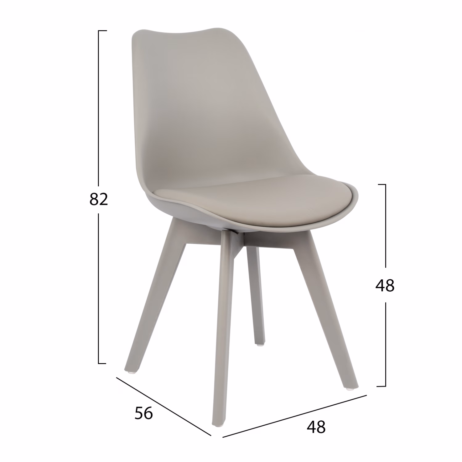 ΣΕΤ ΤΡΑΠΕΖΑΡΙΑΣ 5 ΤΜΧ ΤΡΑΠΕΖΙ 120x80x73 cm MINIMAL ΜΕ ΚΑΡΕΚΛΕΣ ΠΟΛΥΠΡΟΠΥΛΕΝΙΟΥ ΓΚΡΙ HM11329.10 - Image 3
