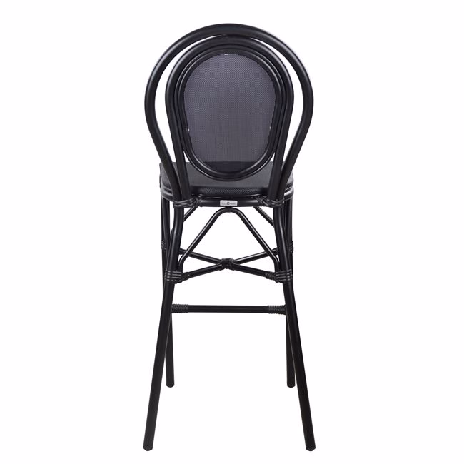 ΣΚΑΜΠΩ ΑΛΟΥΜΙΝΙΟΥ AZARIA BAMBOO LOOK ΜΑΥΡΟ ΜΕ TEXTLINE HM5060 47x61x115 εκ. - Image 5