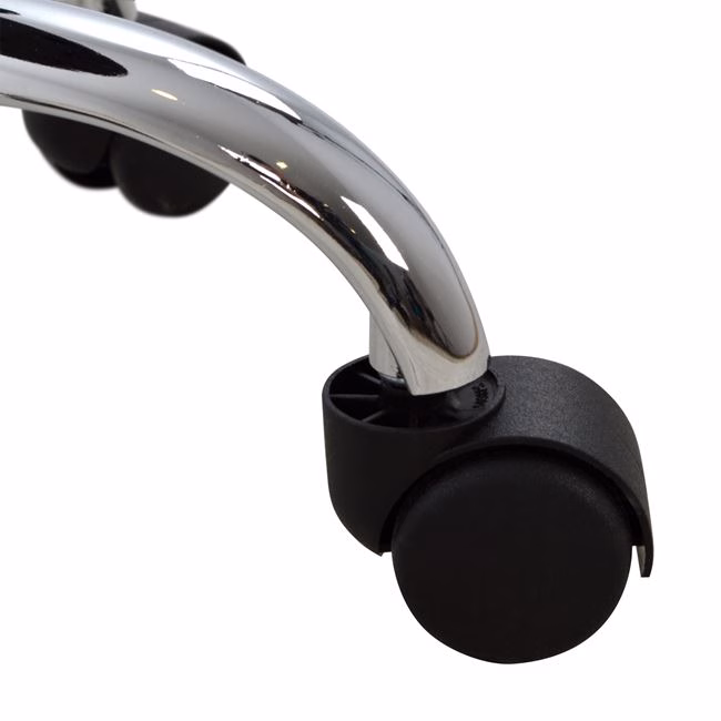 ΣΚΑΜΠΩ ANNY HM207 ΧΑΜΗΛΟ ΜΑΥΡΟ ΜΕ ΑΜΟΡΤΙΣΕΡ ΚΑΙ ΡΟΔΕΣ Φ32Χ57εκ - Image 6