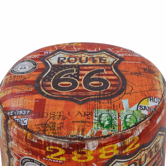 ΣΚΑΜΠΩ ΑΠΟ PU ΜΕ 3 ΠΟΔΙΑ ΞΥΛΙΝΑ HM8155 ROUTE 66 Φ30Χ38Υεκ. - Image 4