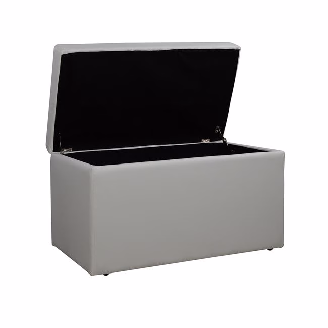 ΣΚΑΜΠΟ-ΜΠΑΟΥΛΟ ΜΕ PU ΛΕΥΚΟ PUNK HM279.02 90X50X52εκ - Image 3