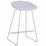 ΣΚΑΜΠΟ ΜΠΑΡ NAILA HM9299.01 ΛΕΥΚΟ ΜΕΣΑΙΟΥ ΥΨΟΥΣ 44x44x74Yεκ.