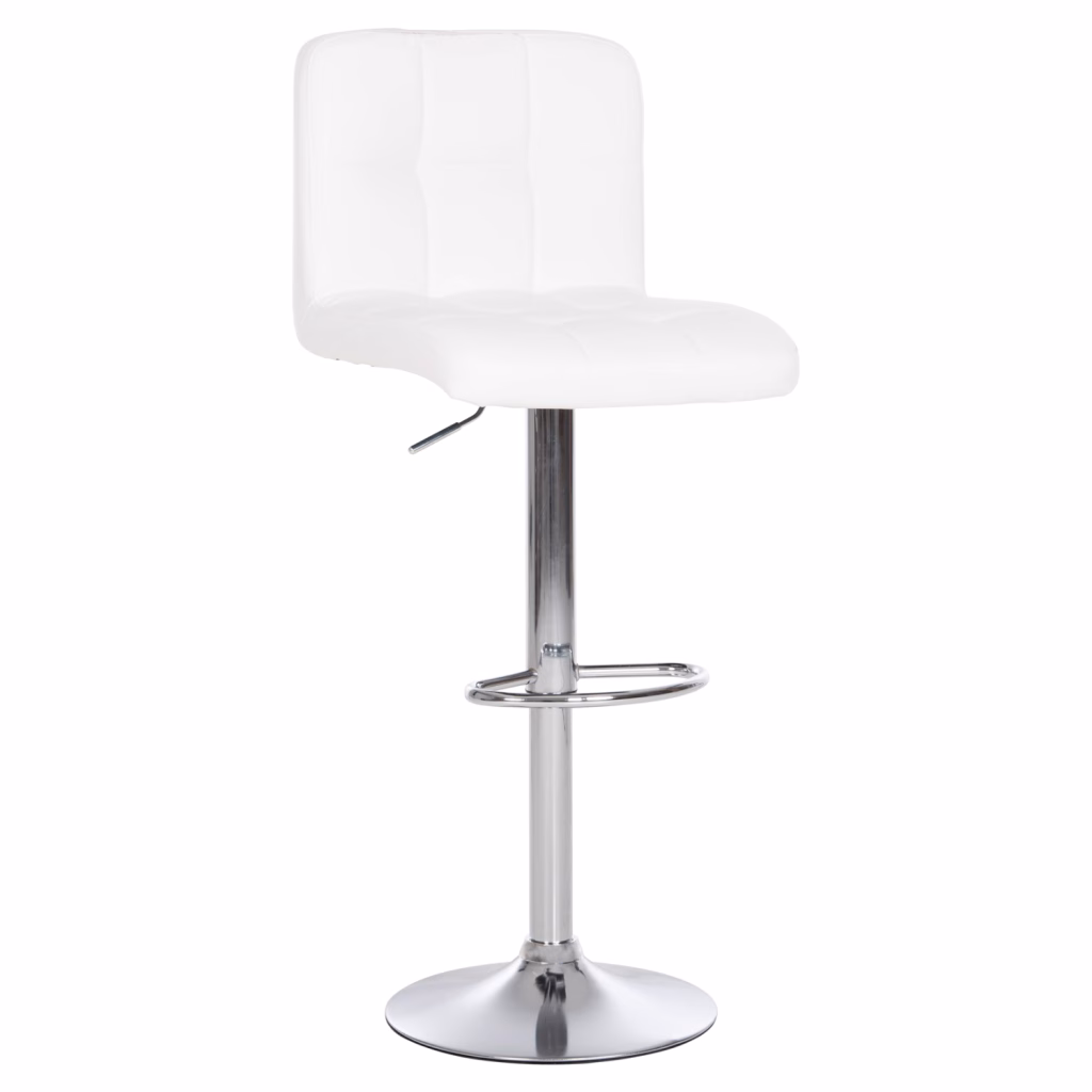 ΣΚΑΜΠΟ ΜΠΑΡ ΜΕ ΠΛΑΤΗ DIANA HM202.02 ΛΕΥΚΟ PU-ΧΡΩΜΙΩΜΕΝΟ ΑΜΟΡΤΙΣΕΡ & ΒΑΣΗ 44x40x110Υεκ