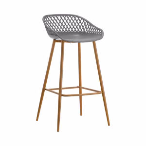 ΣΚΑΜΠΟ ΠΟΛΥΠΡΟΠΥΛΕΝΙΟΥ ΓΚΡΙ ΜΕ ΜΕΤΑΛΛΙΚΑ ΠΟΔΙΑ AVAYA HM8686.10 47x49x97,5Υ εκ.