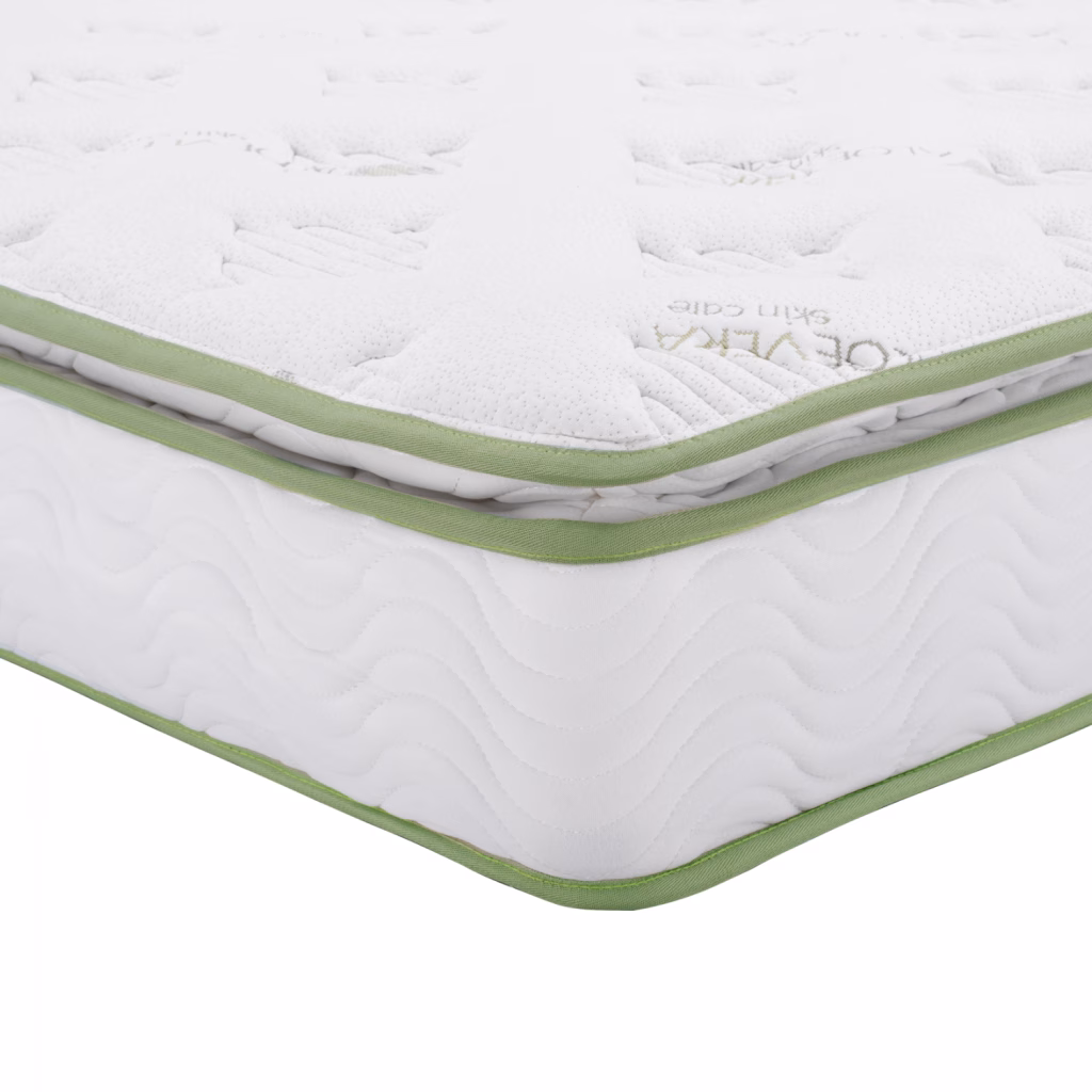 ΣΤΡΩΜΑ CONTINUOUS SPRING ΑΝΩΣΤΡΩΜΑ ALOE VERA 150X200 HM372.15 ΜΟΝΗΣ ΟΨΗΣ