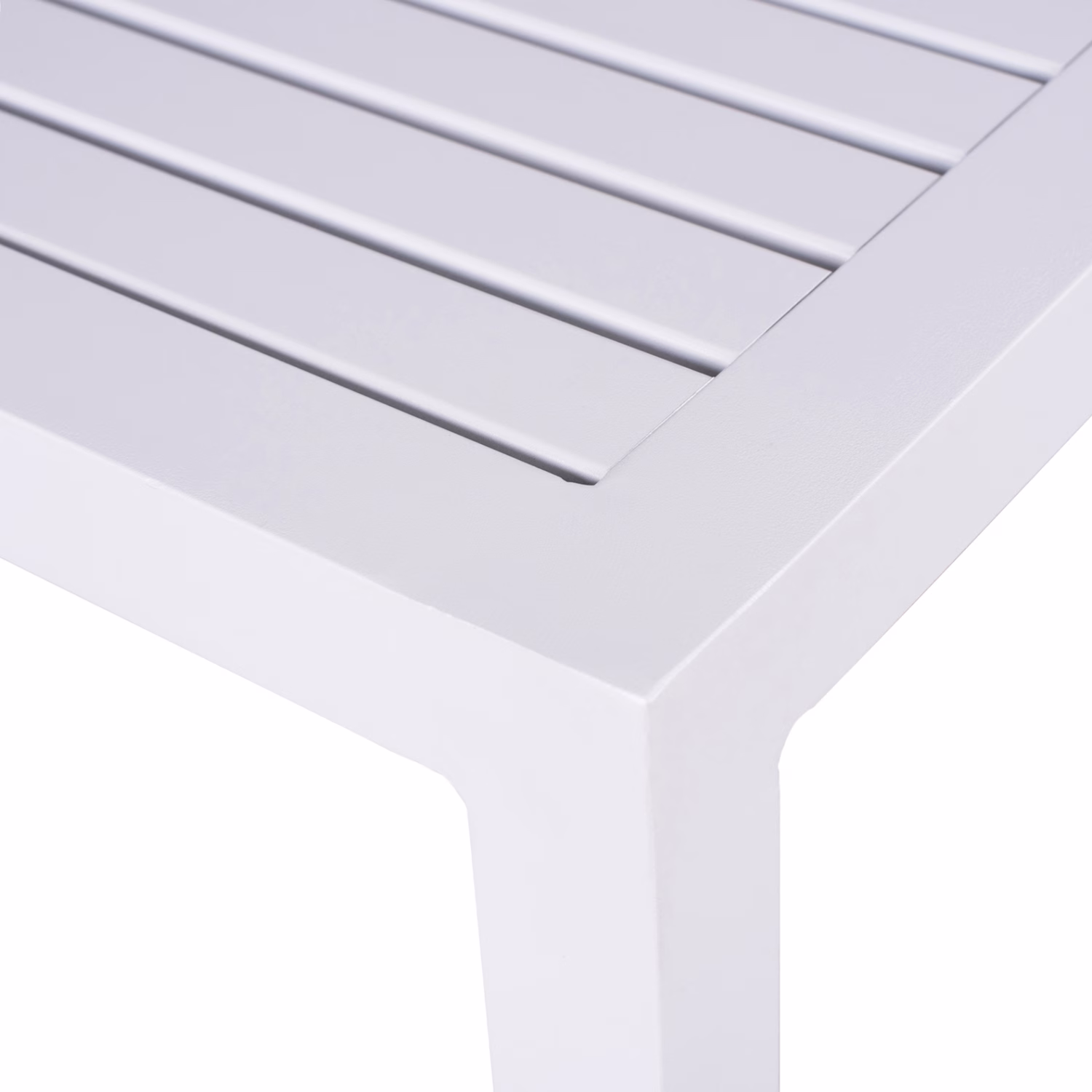 ΤΡΑΠΕΖΙ ΑΛΟΥΜΙΝΙΟΥ QIANA HM5402.01 ΛΕΥΚΟ 45x45x45,5 εκ. - Image 5